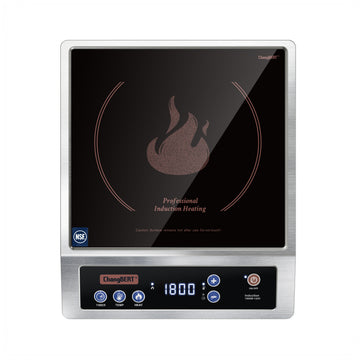 ChangBERT Professional Induction Cooktop, NSF Certified Countertop Burner, Large Coil for Even Heating, Precise Temperature Control, 10 Hours Timer, 1800W Powerful Hot Plate for Home & Commercial Use