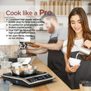 ChangBERT Professional Induction Cooktop, NSF Certified Countertop Burner, Large Coil for Even Heating, Precise Temperature Control, 10 Hours Timer, 1800W Powerful Hot Plate for Home & Commercial Use-7