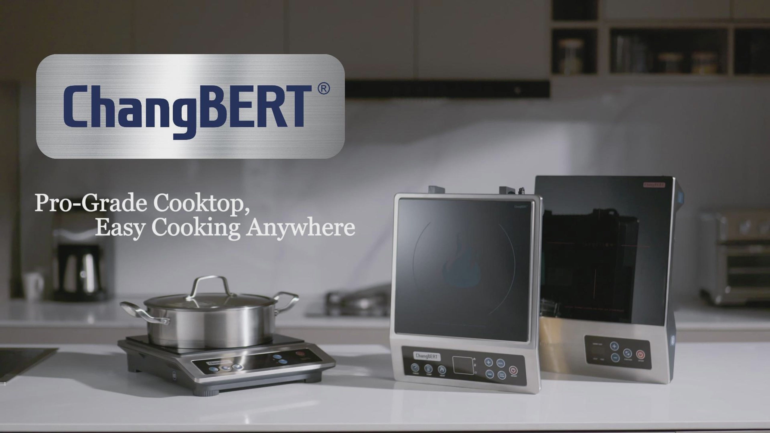 Portable Induction Cooktop, NSF Certified Pro Induction Hot Plate, Powerful 1800W with Large 8" Heating Coil, 18/10 Stainless Steel, 18 Temp Settings Commercial Grade Countertop Burner-8